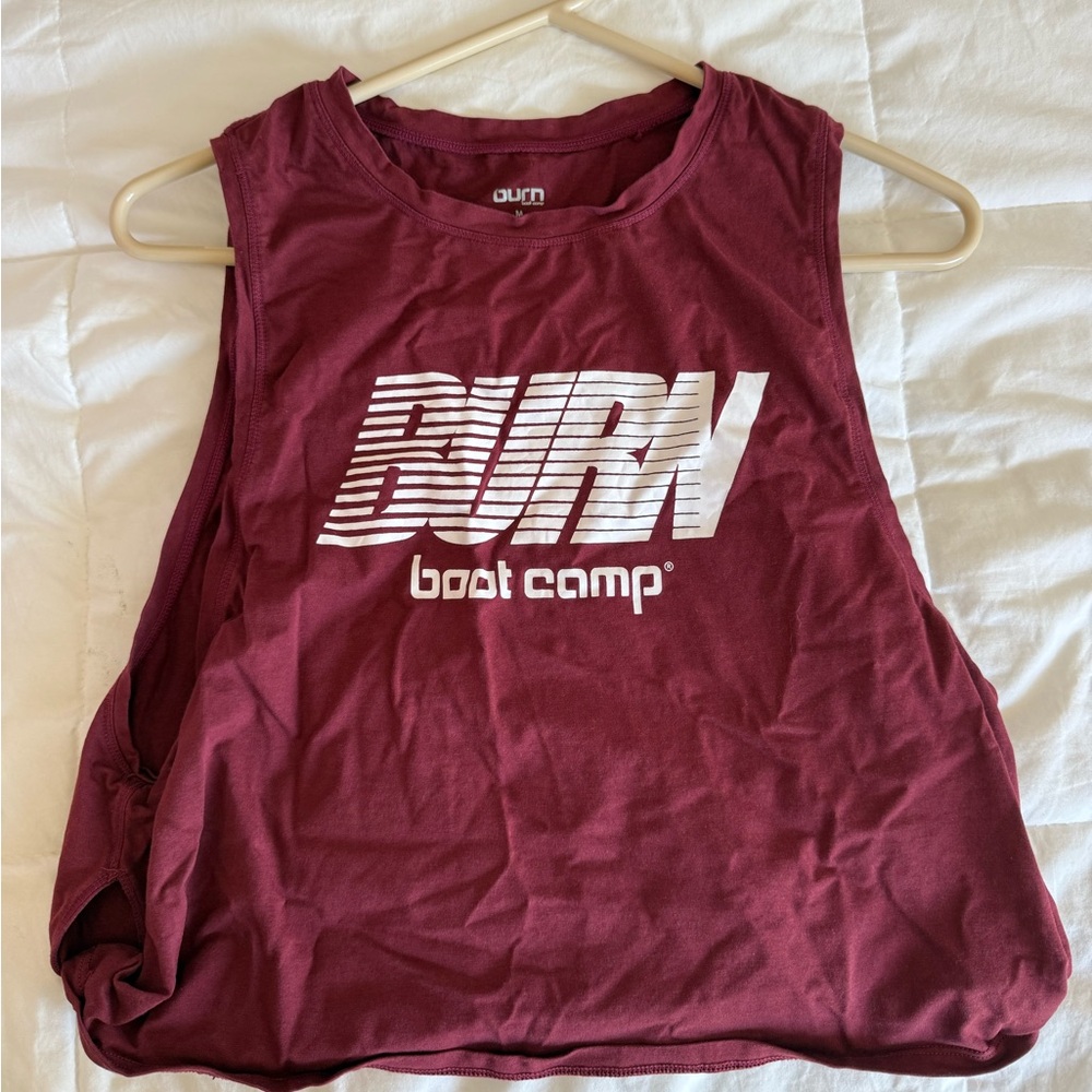 Burn Women's Muscle Tee - Maroon